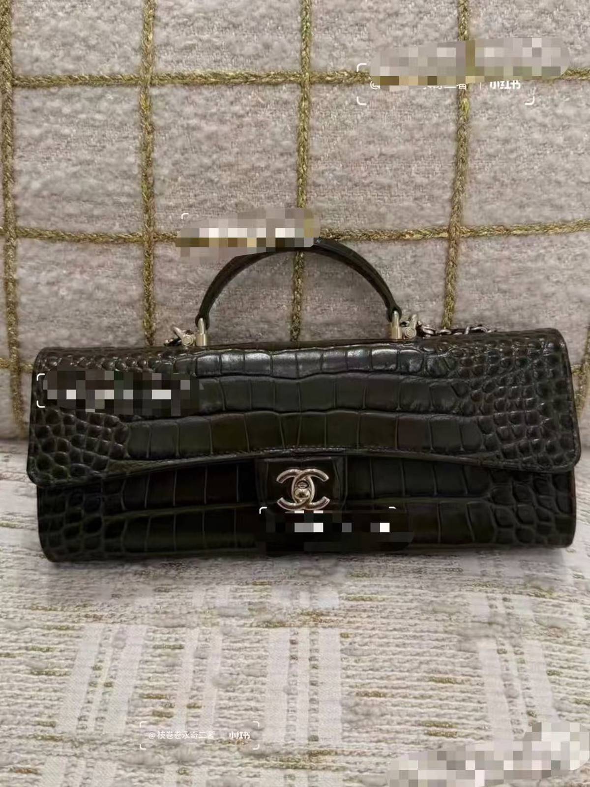 シャネル CHANEL AP5280 チェーンショルダーバッグ キャビアスキン ボルドー レッド ゴールド金具 - 画像 12
