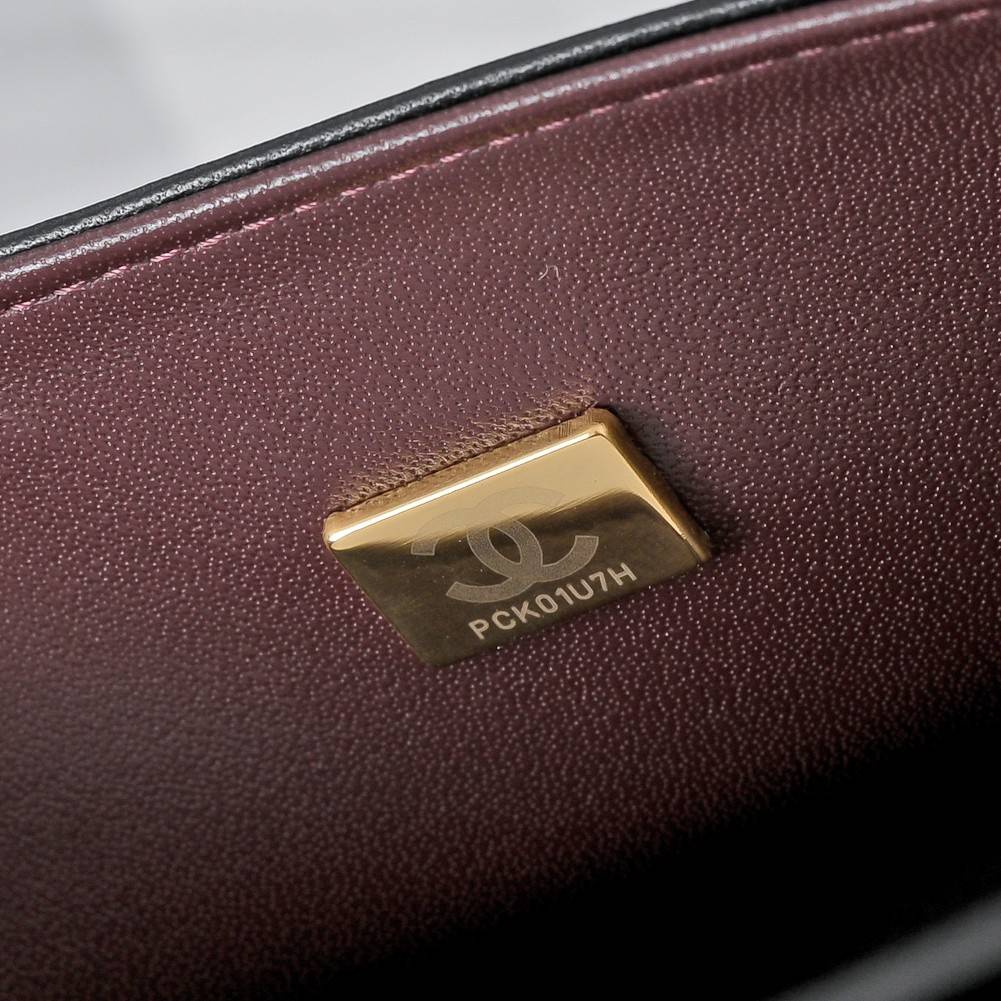 シャネル 1112 マトラッセ ラムスキン シャンパンゴールド金具 チェーンショルダーバッグ レディース - 画像 2