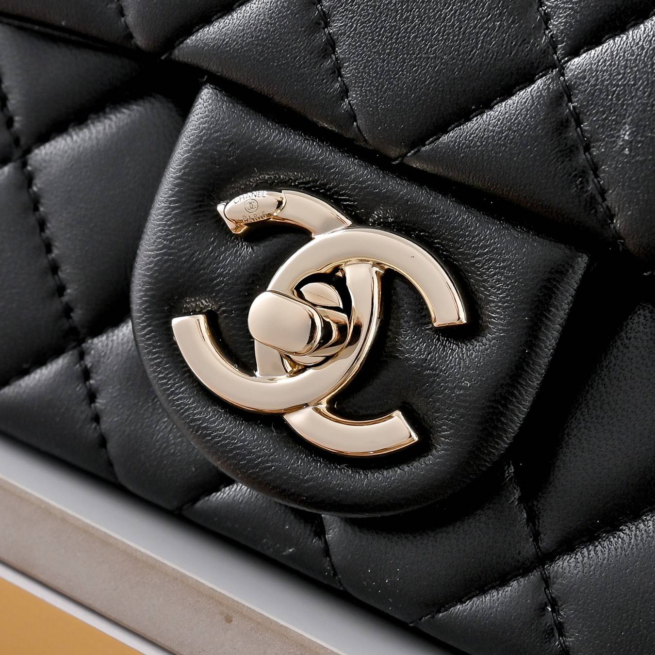 シャネル CHANEL マトラッセ ラムスキン チェーンショルダーバッグ ゴールド金具 レディース - 画像 6