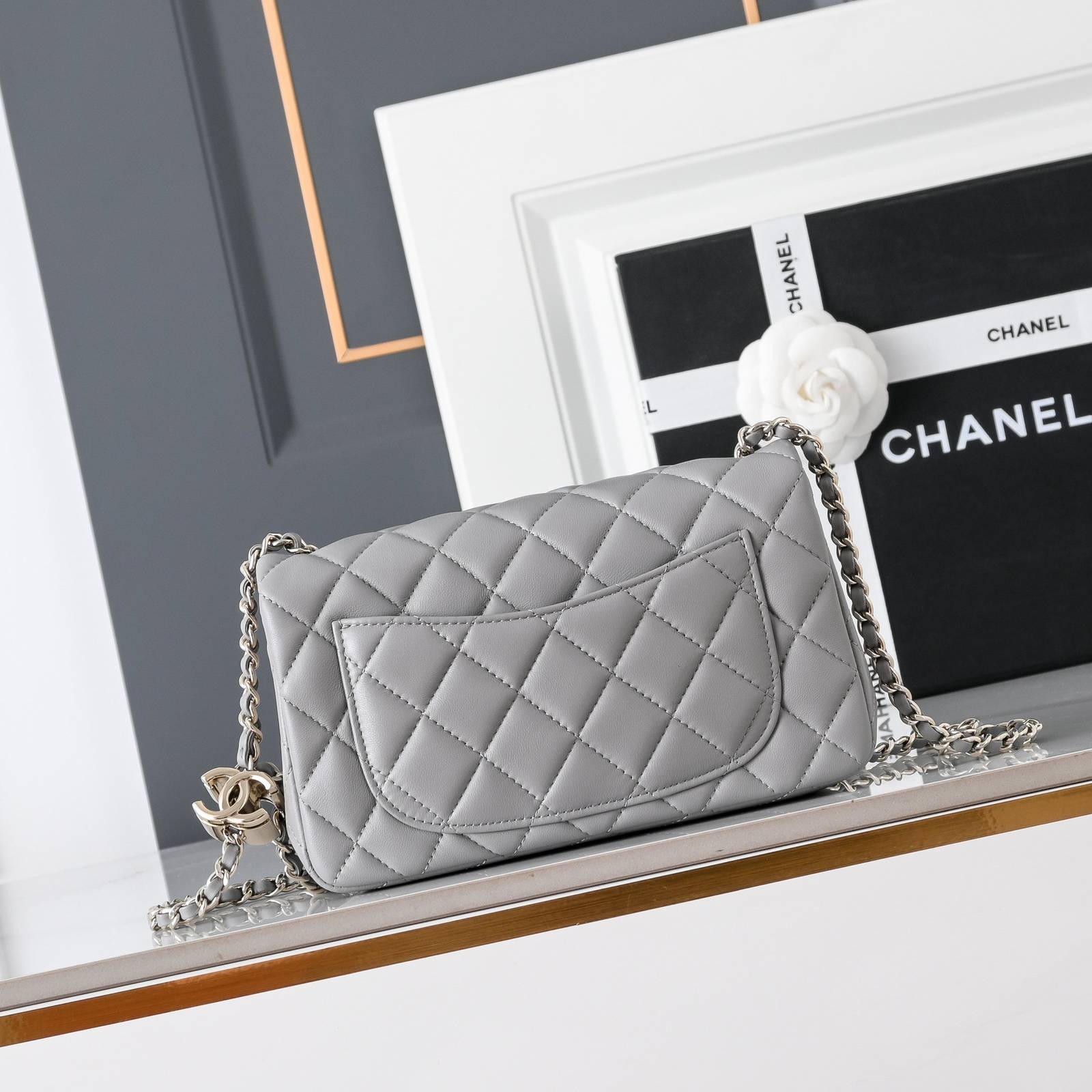 シャネル CHANEL マトラッセ ラムスキン チェーンショルダーバッグ ゴールド金具 レディース - 画像 17