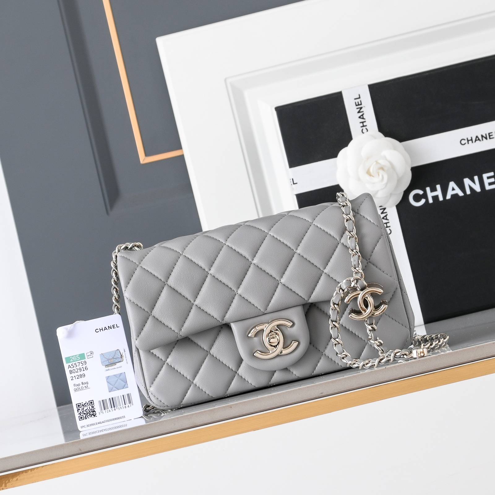 シャネル CHANEL マトラッセ ラムスキン チェーンショルダーバッグ ゴールド金具 レディース - 画像 19
