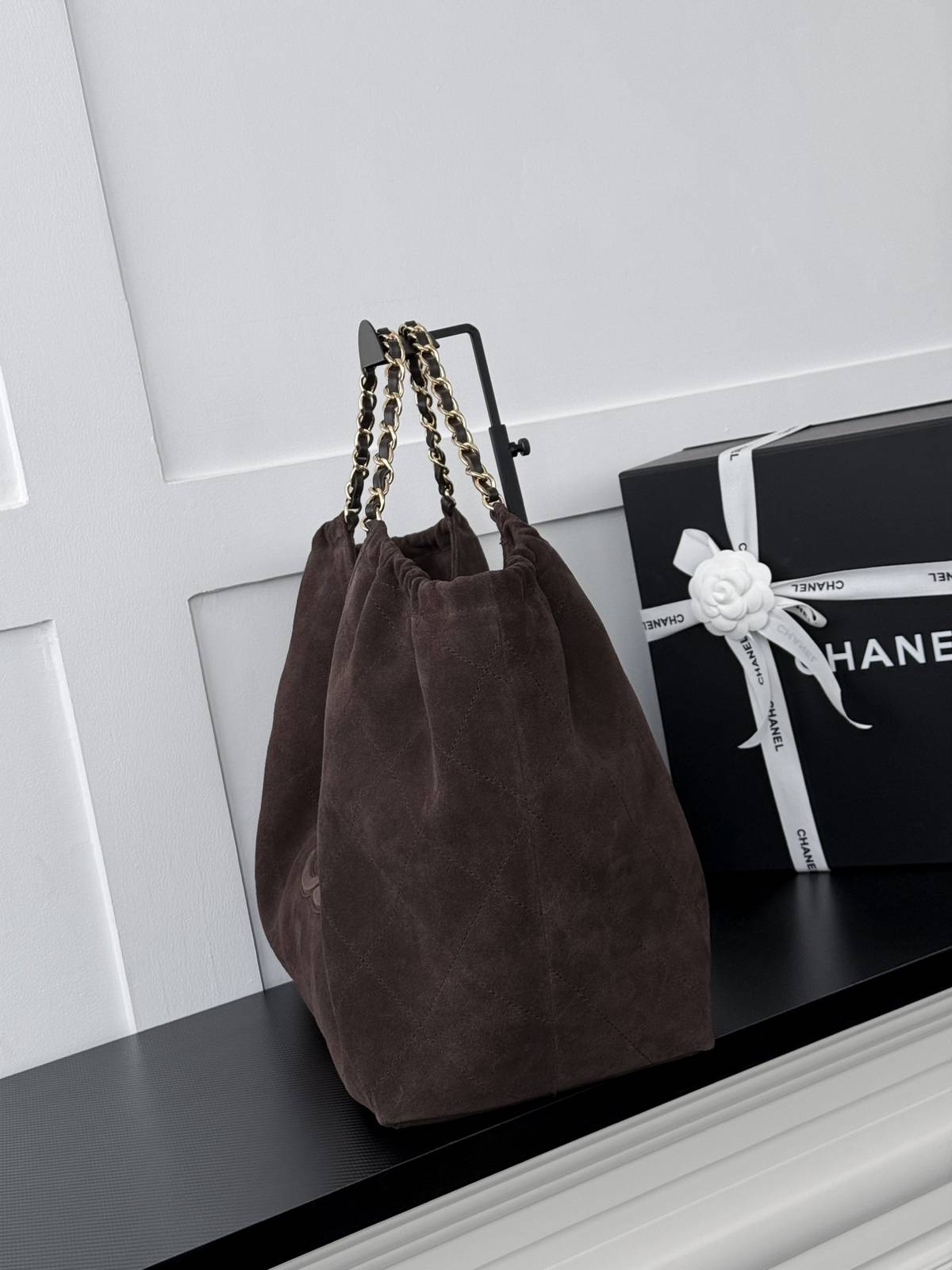 シャネル CHANEL シャネル マトラッセ ラムスキン チェーンウォレット ファスナー開閉 2WAY ゴールド金具 レ - 画像 18