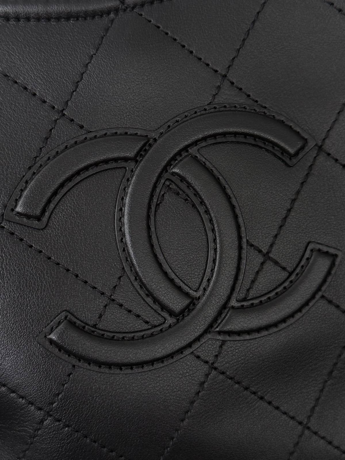 シャネル CHANEL マトラッセ チェーンショルダーバッグ キャビアスキン ブラック 2WAY ゴールド金具 - 画像 7
