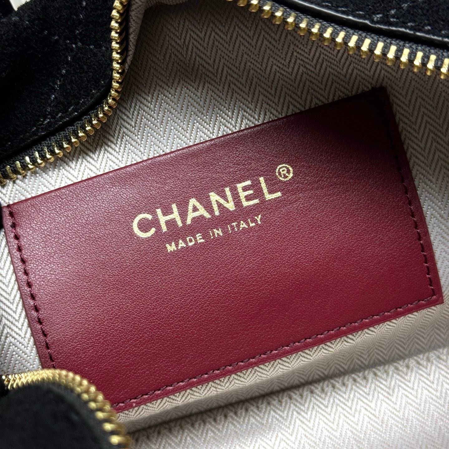 シャネル CHANEL 6344mini マトラッセ ミニバッグ ラムスキン ゴールド金具 フラップバッグ レザー編み込 - 画像 12