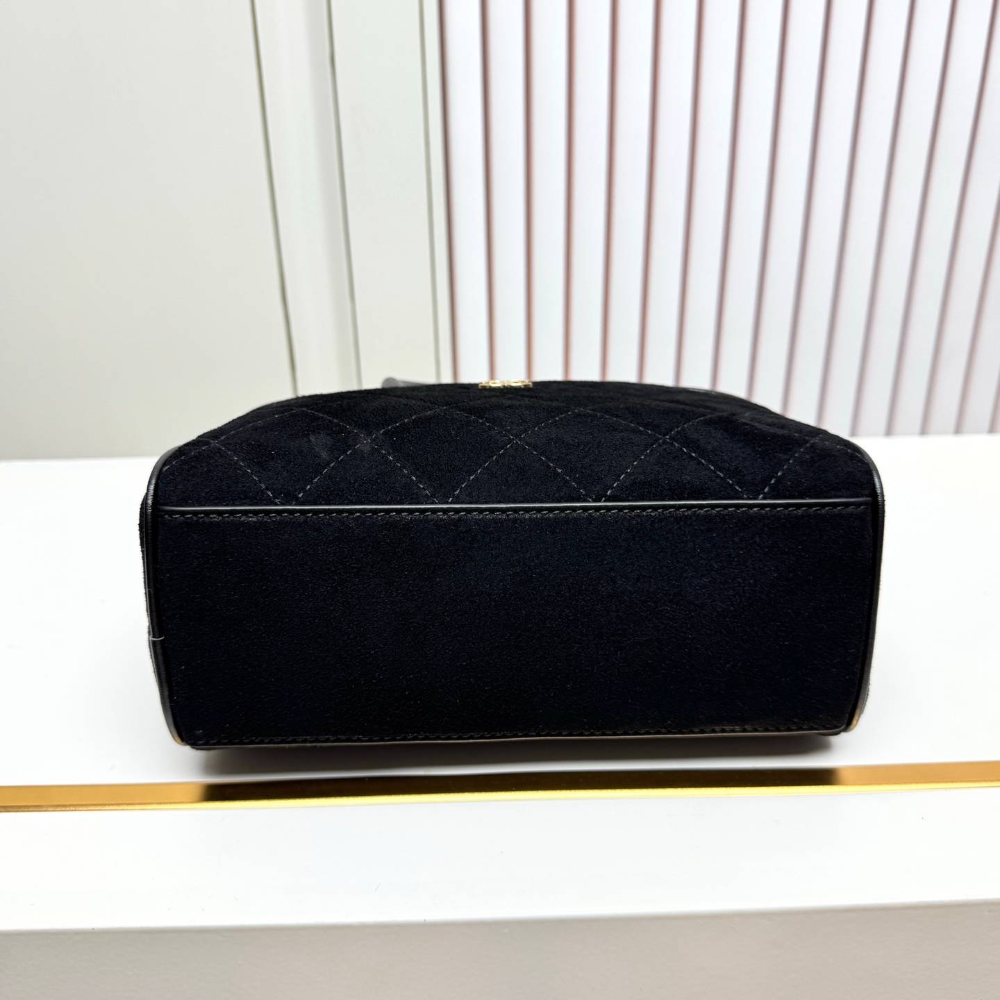 シャネル CHANEL 6344mini マトラッセ ミニバッグ ラムスキン ゴールド金具 フラップバッグ レザー編み込 - 画像 14