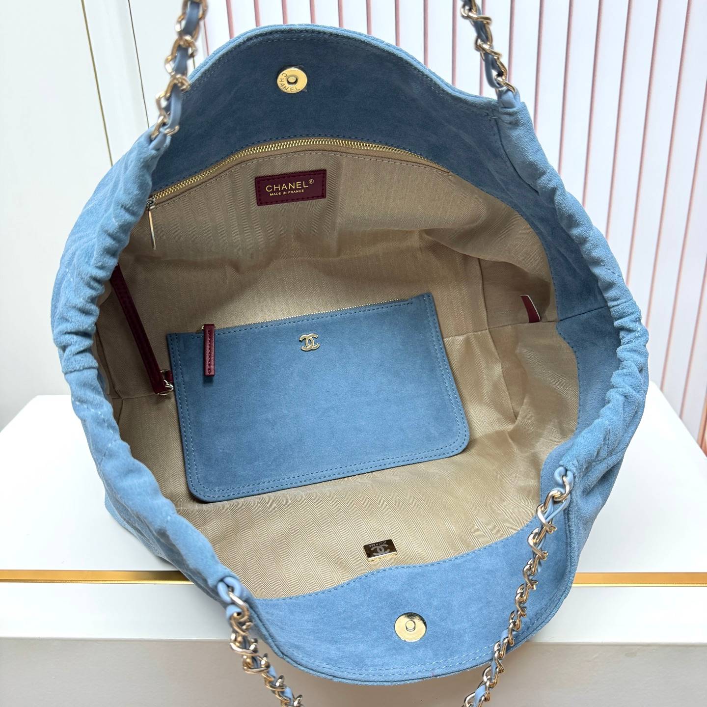 シャネル 6226 小号 ラムスキン チェーンショルダーバッグ ゴールド金具 レディース - 画像 2