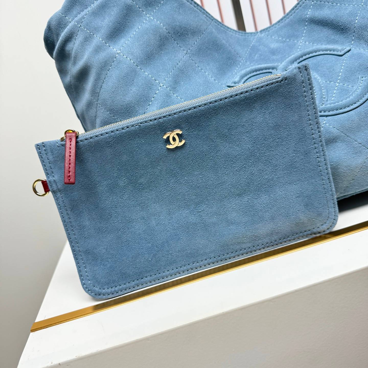 シャネル 6226 小号 ラムスキン チェーンショルダーバッグ ゴールド金具 レディース - 画像 9