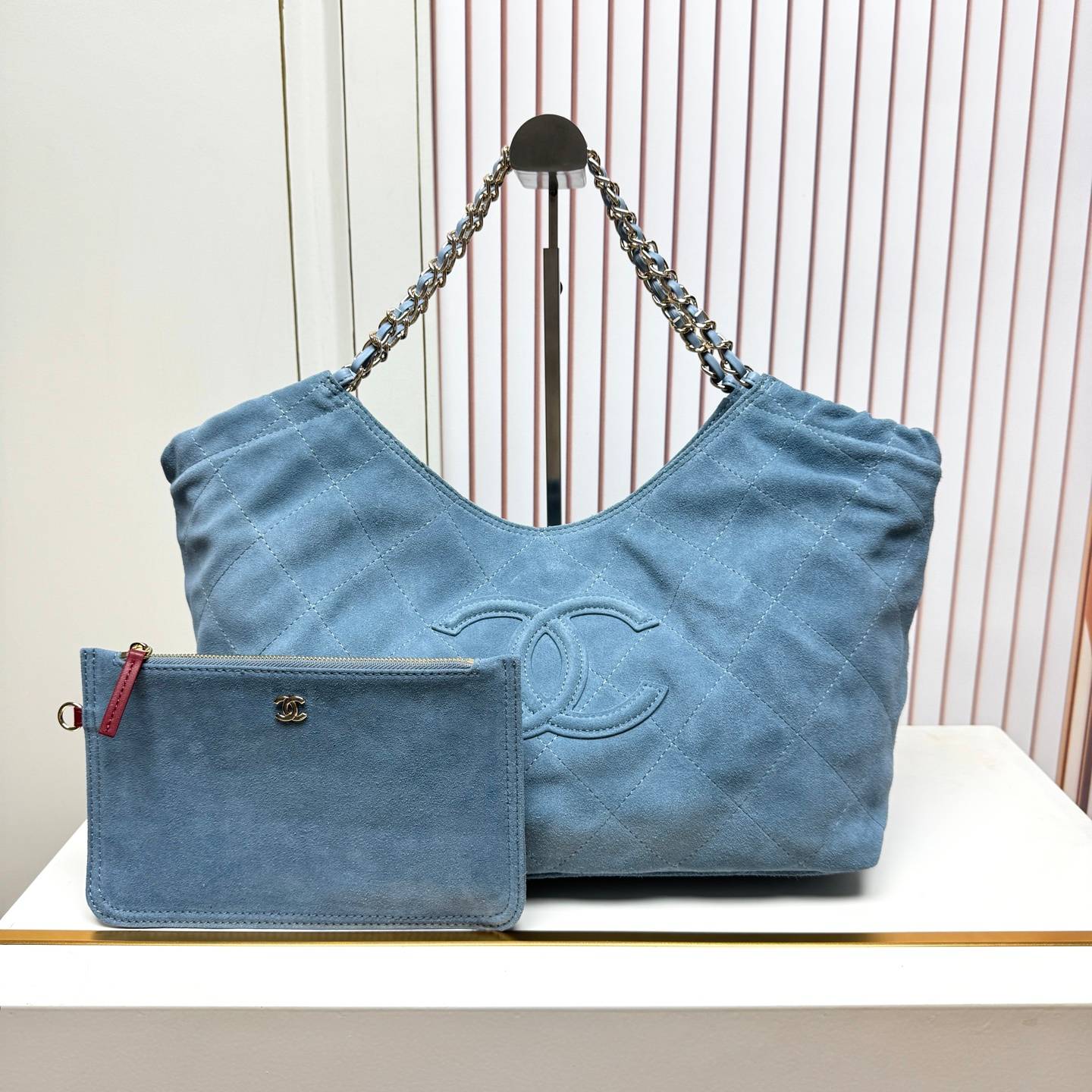 シャネル 6226 小号 ラムスキン チェーンショルダーバッグ ゴールド金具 レディース - 画像 10