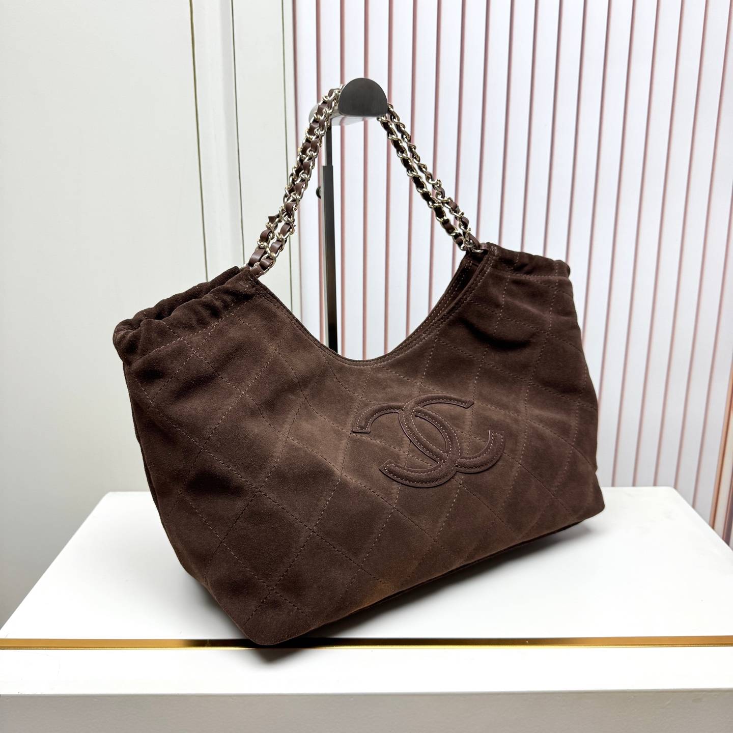 シャネル 6226 小号 ラムスキン チェーンショルダーバッグ ゴールド金具 レディース - 画像 15