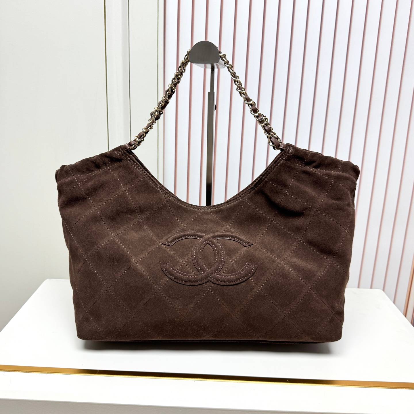 シャネル 6226 小号 ラムスキン チェーンショルダーバッグ ゴールド金具 レディース - 画像 17