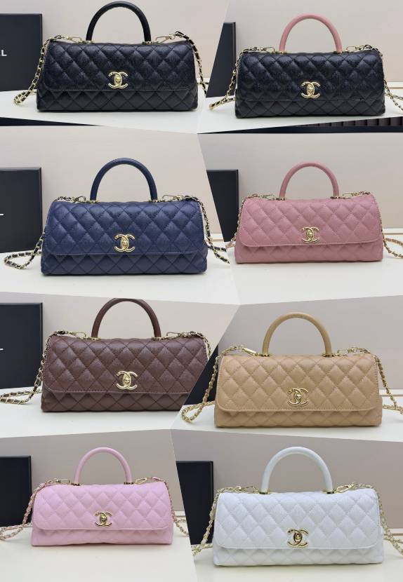 シャネル 2666 マトラッセ ラムスキン チェーンショルダーバッグ ゴールド金具 レディース ホワイト ピンク ブラッ