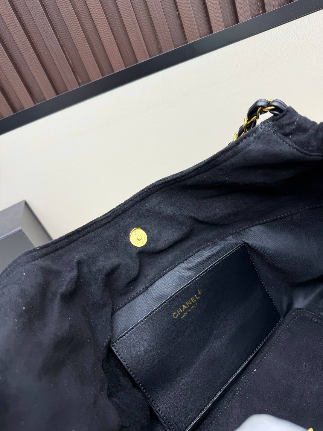 シャネル CHANEL マトラッセ チェーンショルダーバッグ ブラック ゴールド金具 レディース - 画像 18