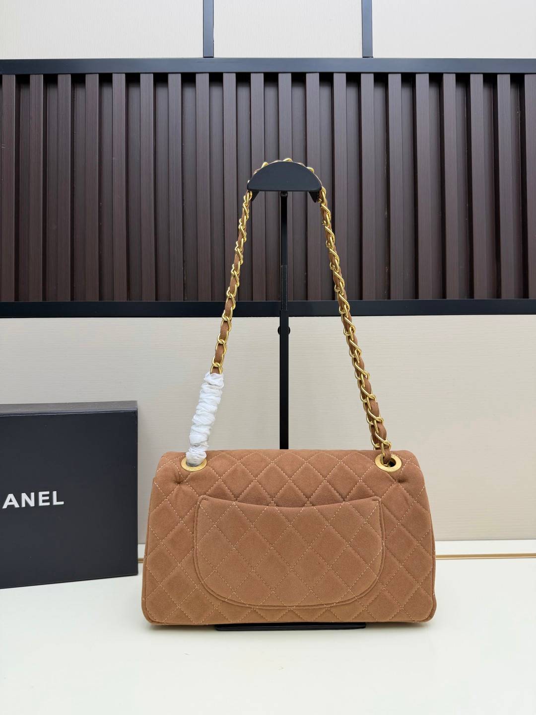 シャネル CHANEL マトラッセ ラムスキン チェーンショルダーバッグ ブラック ベージュ レッド ボルドー ゴールド - 画像 8