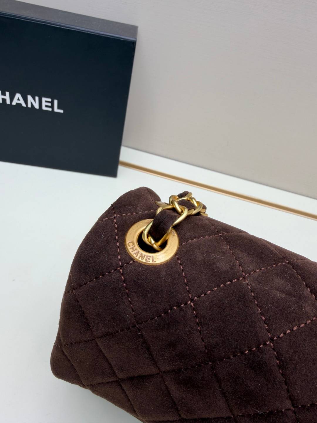 シャネル CHANEL マトラッセ ラムスキン チェーンショルダーバッグ ブラック ベージュ レッド ボルドー ゴールド - 画像 20