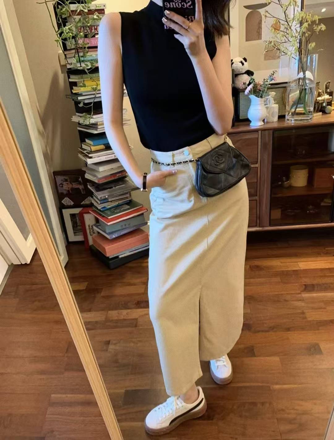 シャネル CHANEL マトラッセ チェーンショルダーバッグ キャビアスキン ゴールド金具 レディース ブラック - 画像 2