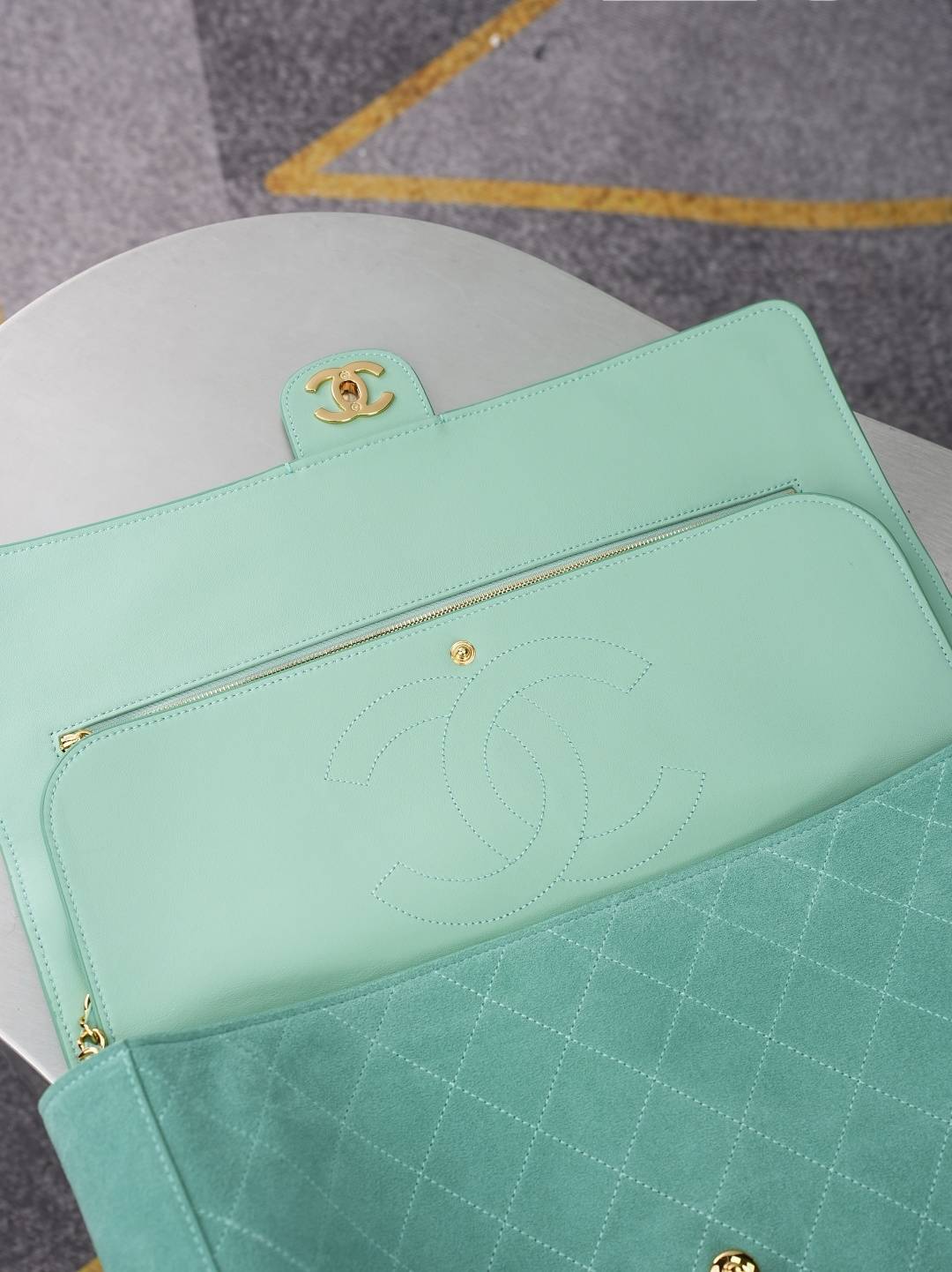 シャネル CHANEL マトラッセ ラムスキン チェーンショルダーバッグ ブラック ゴールド金具 レディース - 画像 13