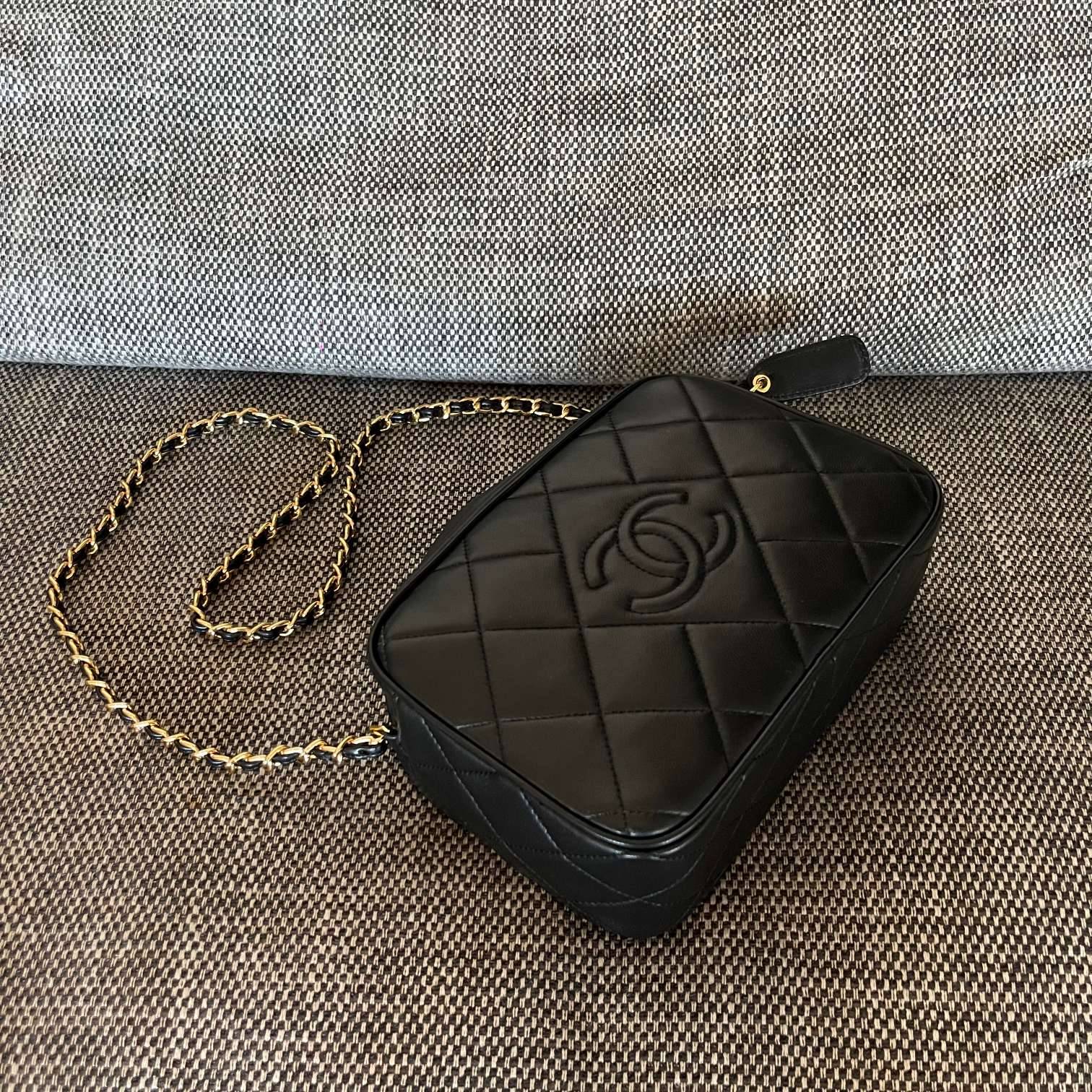シャネル CHANEL マトラッセ チェーンショルダーバッグ キャビアスキン ゴールド金具 レディース ブラック - 画像 6