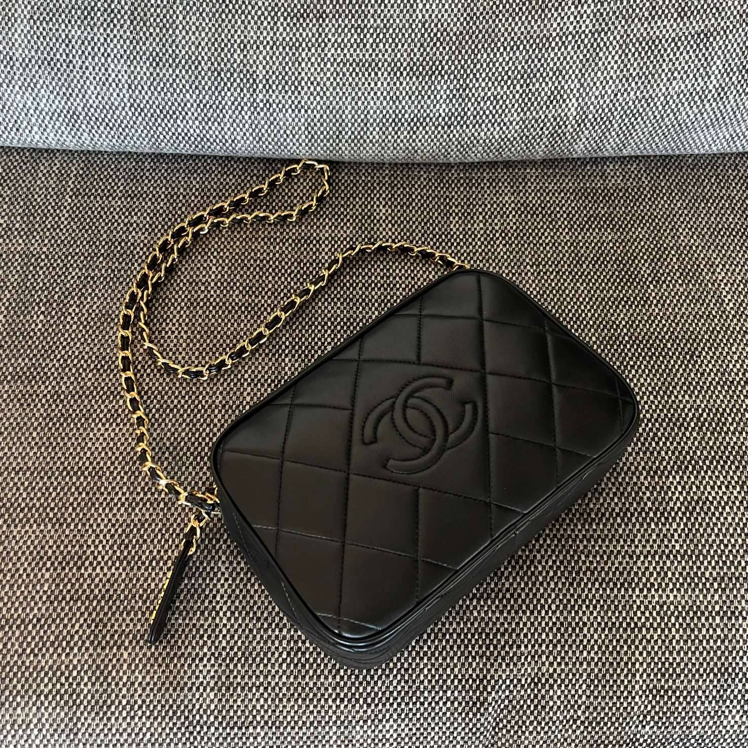 シャネル CHANEL マトラッセ チェーンショルダーバッグ キャビアスキン ゴールド金具 レディース ブラック - 画像 7