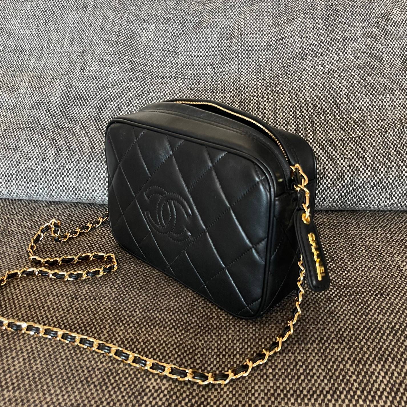 シャネル CHANEL マトラッセ チェーンショルダーバッグ キャビアスキン ゴールド金具 レディース ブラック - 画像 10