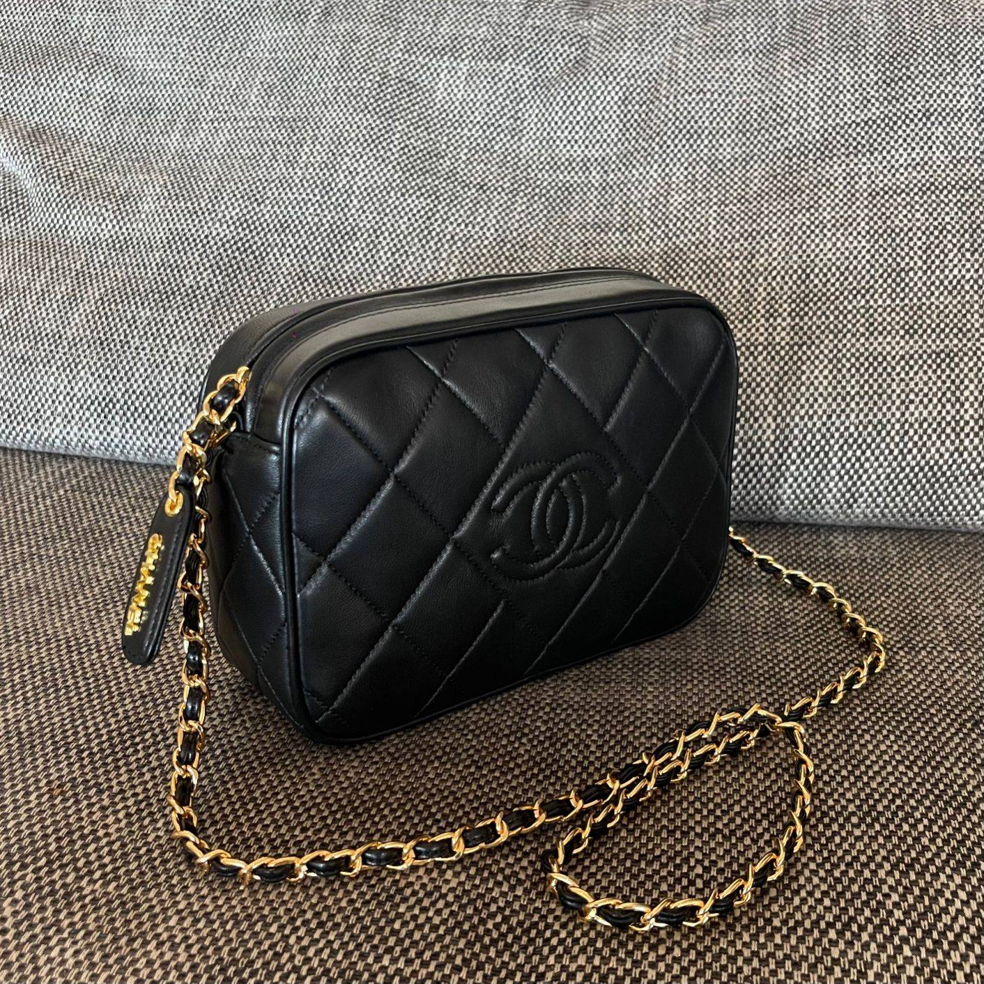 シャネル CHANEL マトラッセ チェーンショルダーバッグ キャビアスキン ゴールド金具 レディース ブラック - 画像 11