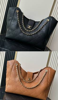 シャネル CHANEL マトラッセ キャビアスキン チェーンショルダーバッグ ブラック ベージュ ゴールド金具 レディー