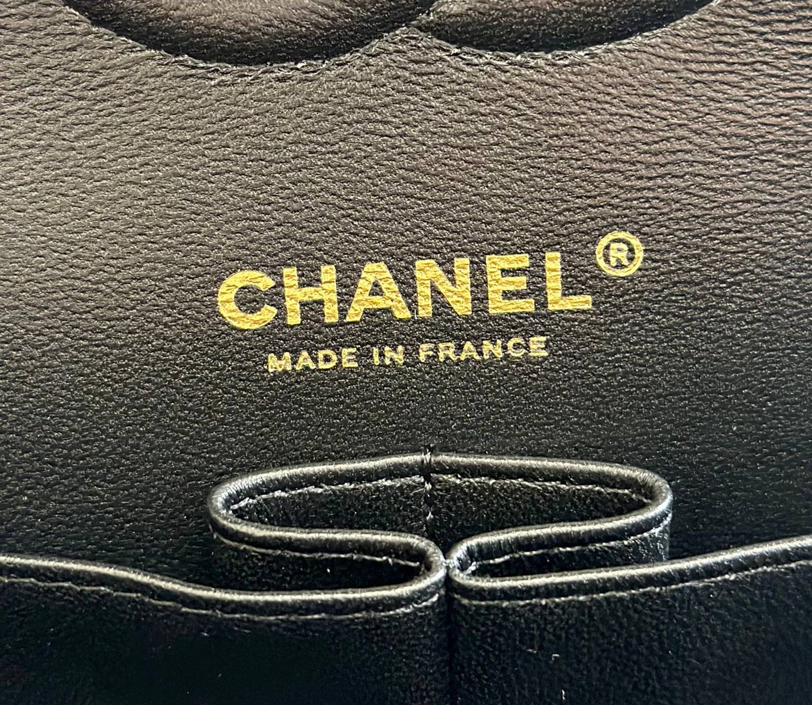 シャネル CHANEL マトラッセ キャビアスキン チェーンショルダーバッグ ブラック ゴールド金具 レディース - 画像 2