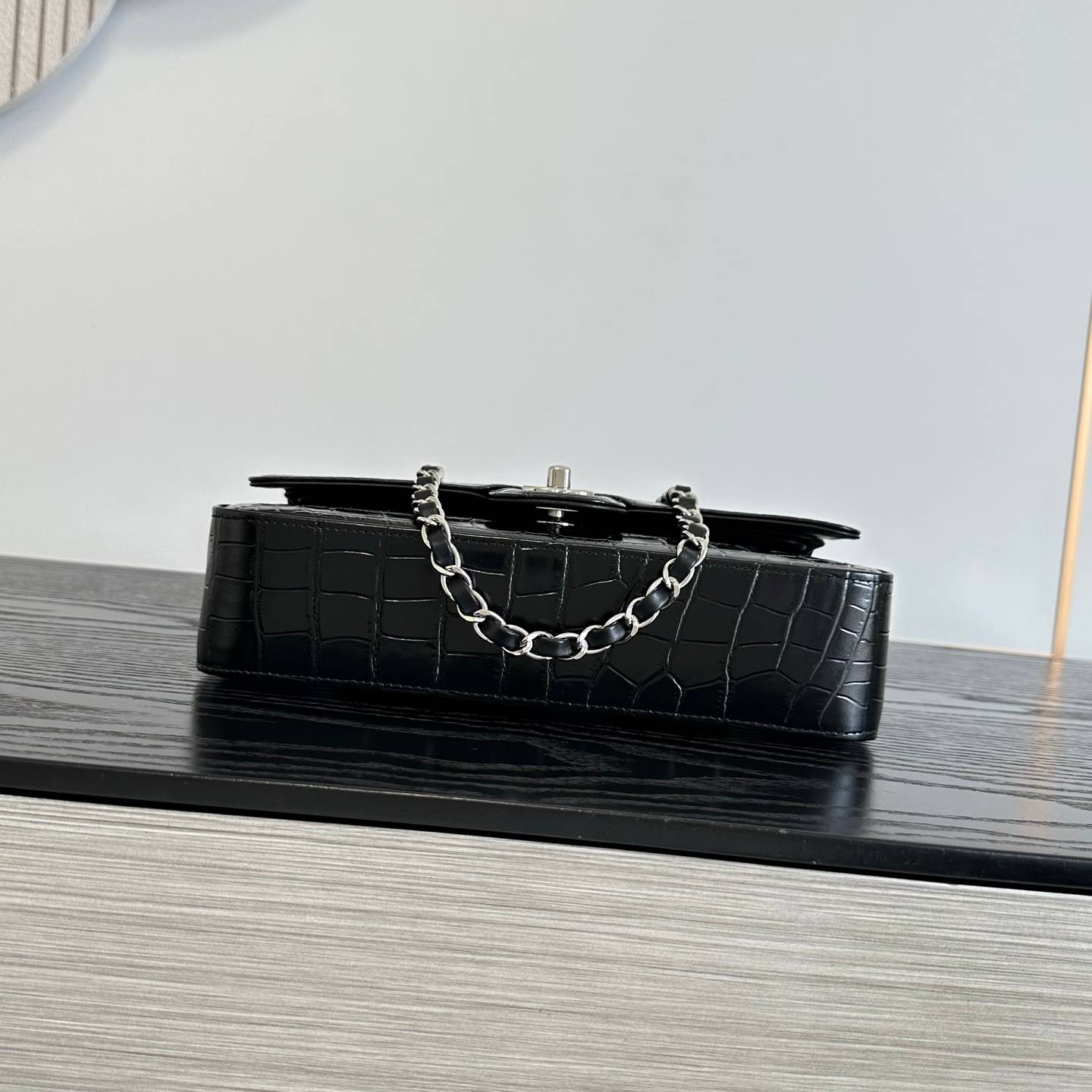 シャネル CHANEL マトラッセ キャビアスキン チェーンショルダーバッグ ブラック ゴールド金具 レディース - 画像 16