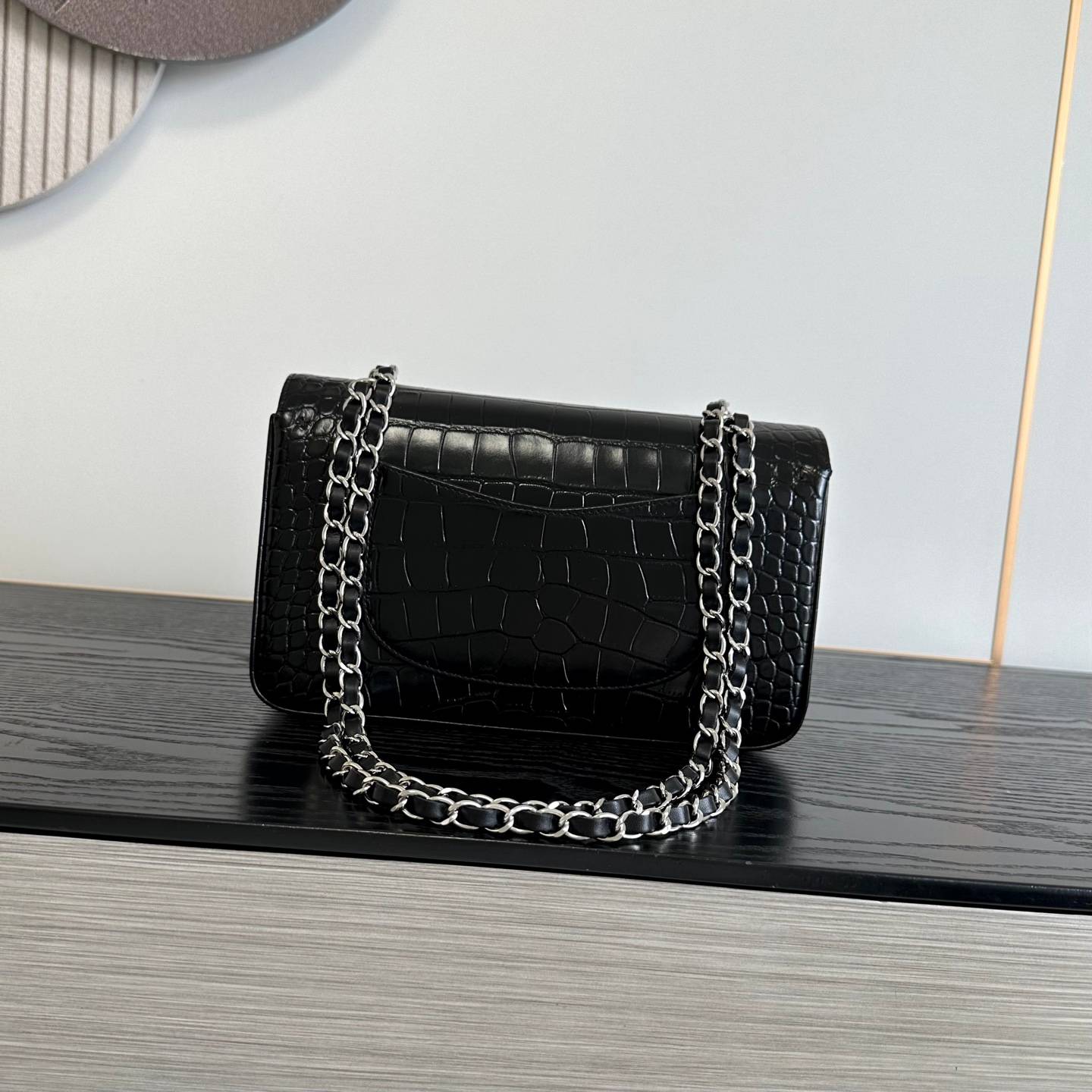 シャネル CHANEL マトラッセ キャビアスキン チェーンショルダーバッグ ブラック ゴールド金具 レディース - 画像 17