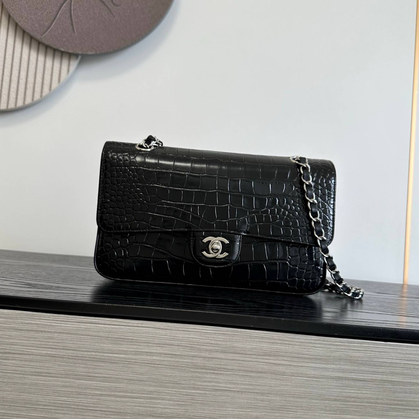 シャネル CHANEL マトラッセ キャビアスキン チェーンショルダーバッグ ブラック ゴールド金具 レディース - 画像 19