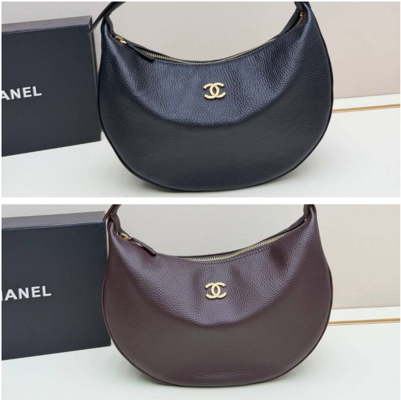 CHANEL シャネル 4905 リッチーファイブ チェーンショルダーバッグ マトラッセ レザー ブラック ブラウン ゴ