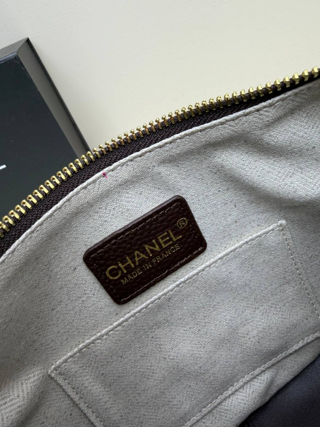 CHANEL シャネル 4905 リッチーファイブ チェーンショルダーバッグ マトラッセ レザー ブラック ブラウン ゴ - 画像 2
