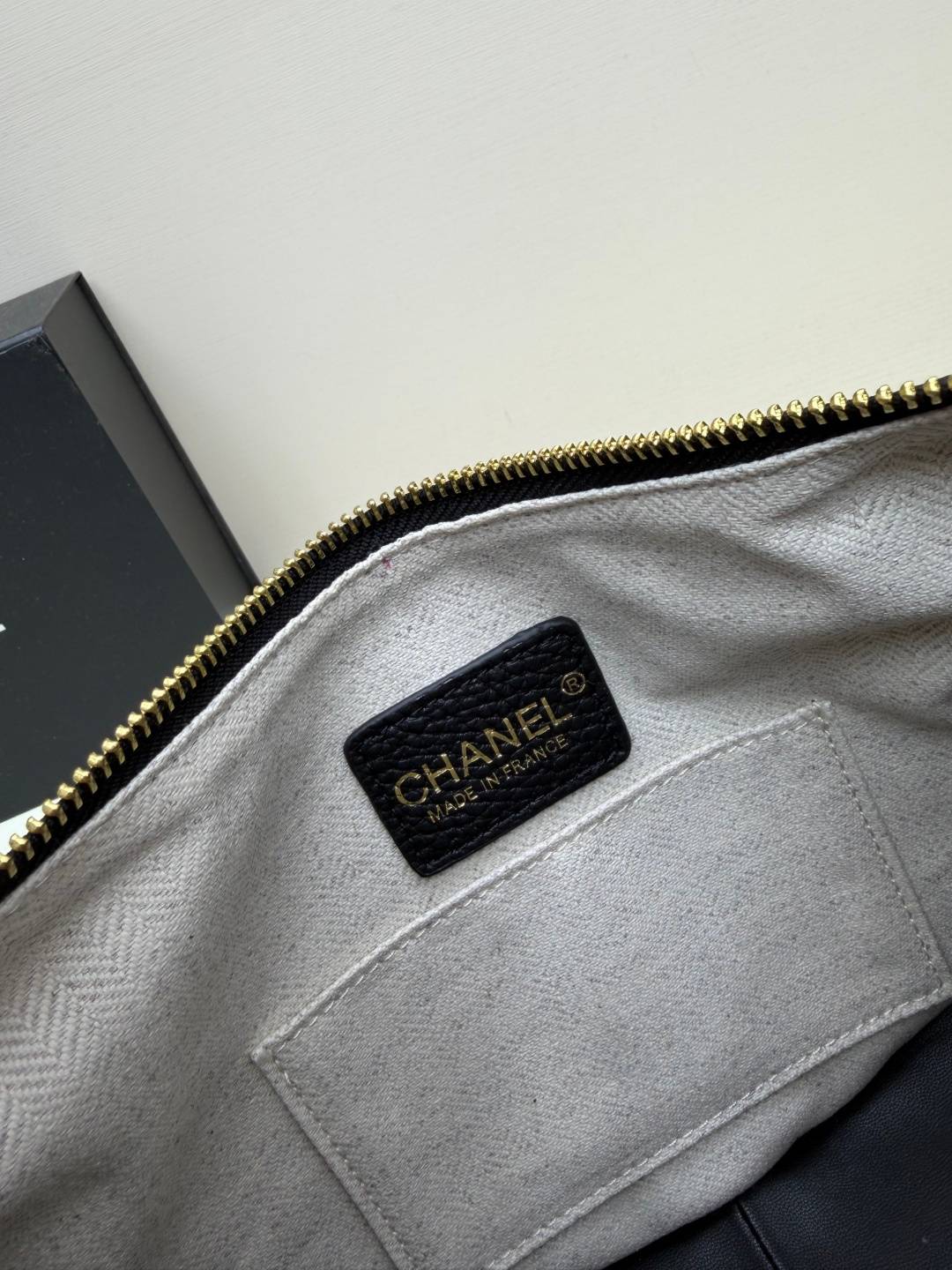 CHANEL シャネル 4905 リッチーファイブ チェーンショルダーバッグ マトラッセ レザー ブラック ブラウン ゴ - 画像 10