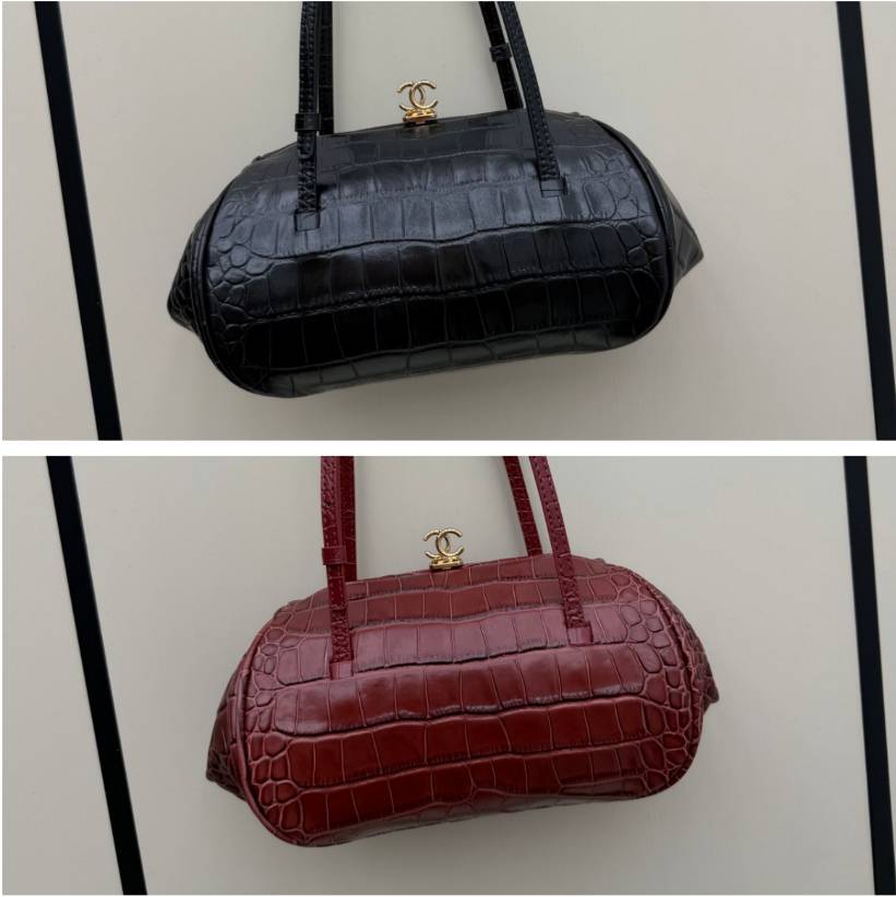 シャネル 096 キャビアスキン マトラッセ チェーンショルダーバッグ ゴールド金具 ブラック レッド