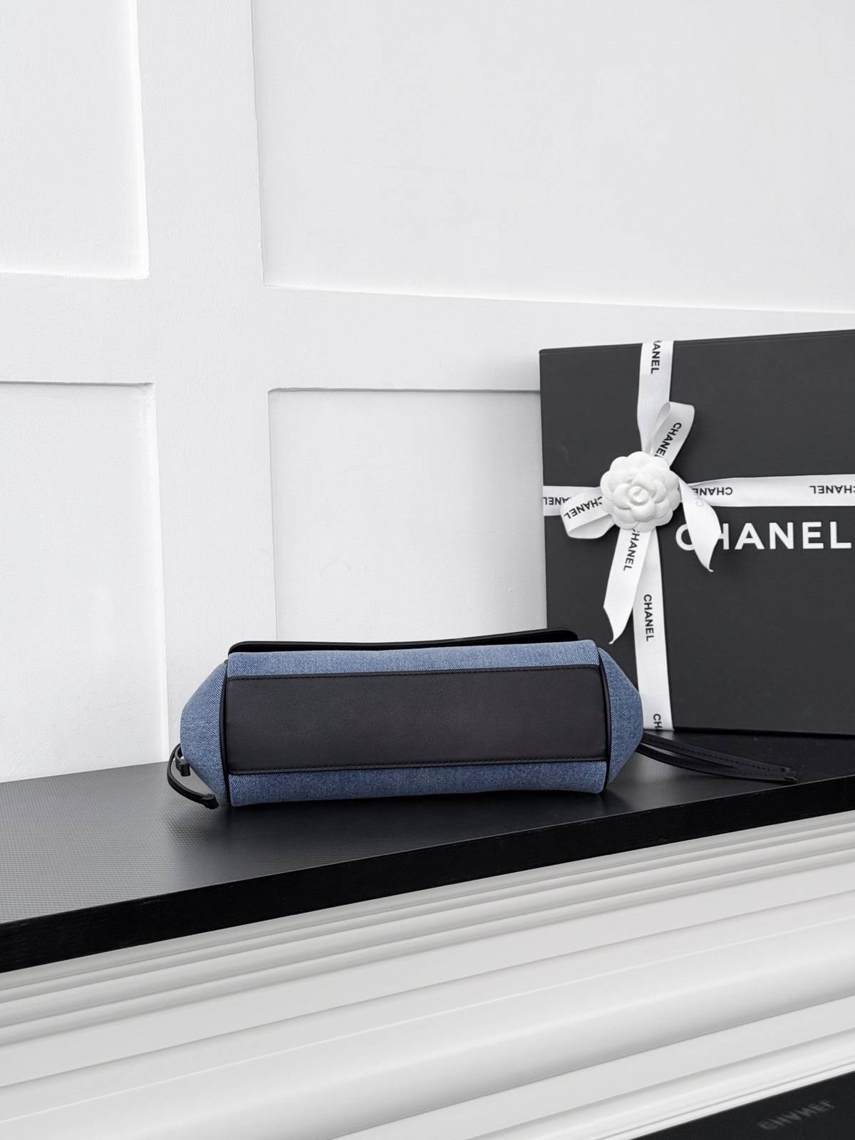 シャネル CHANEL マトラッセ チェーンショルダーバッグ ブラック ベージュ ミュートカラー ゴールド金具 ターンロ - 画像 8
