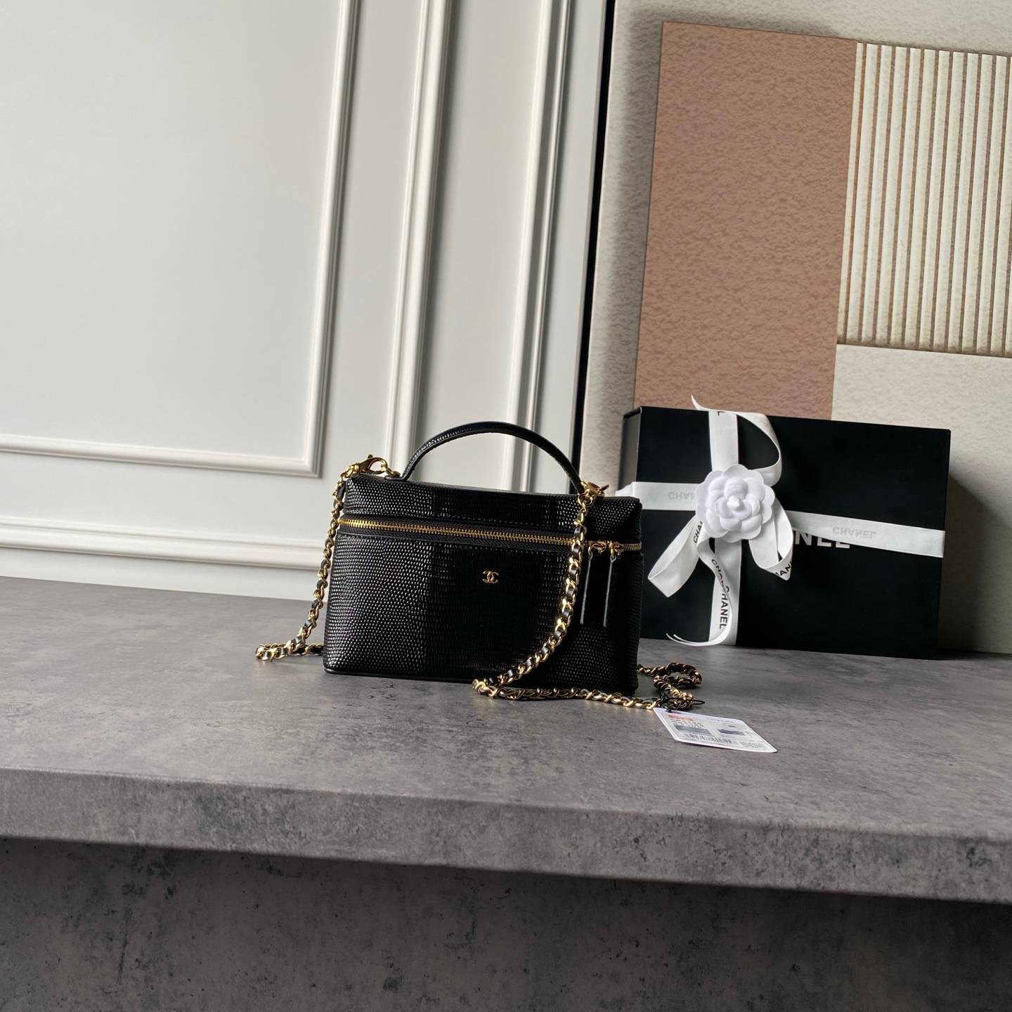シャネル CHANEL マトラッセ フラップバッグ キャビアスキン フラップバッグ ヴァニティ チェーンショルダー ブラ - 画像 10