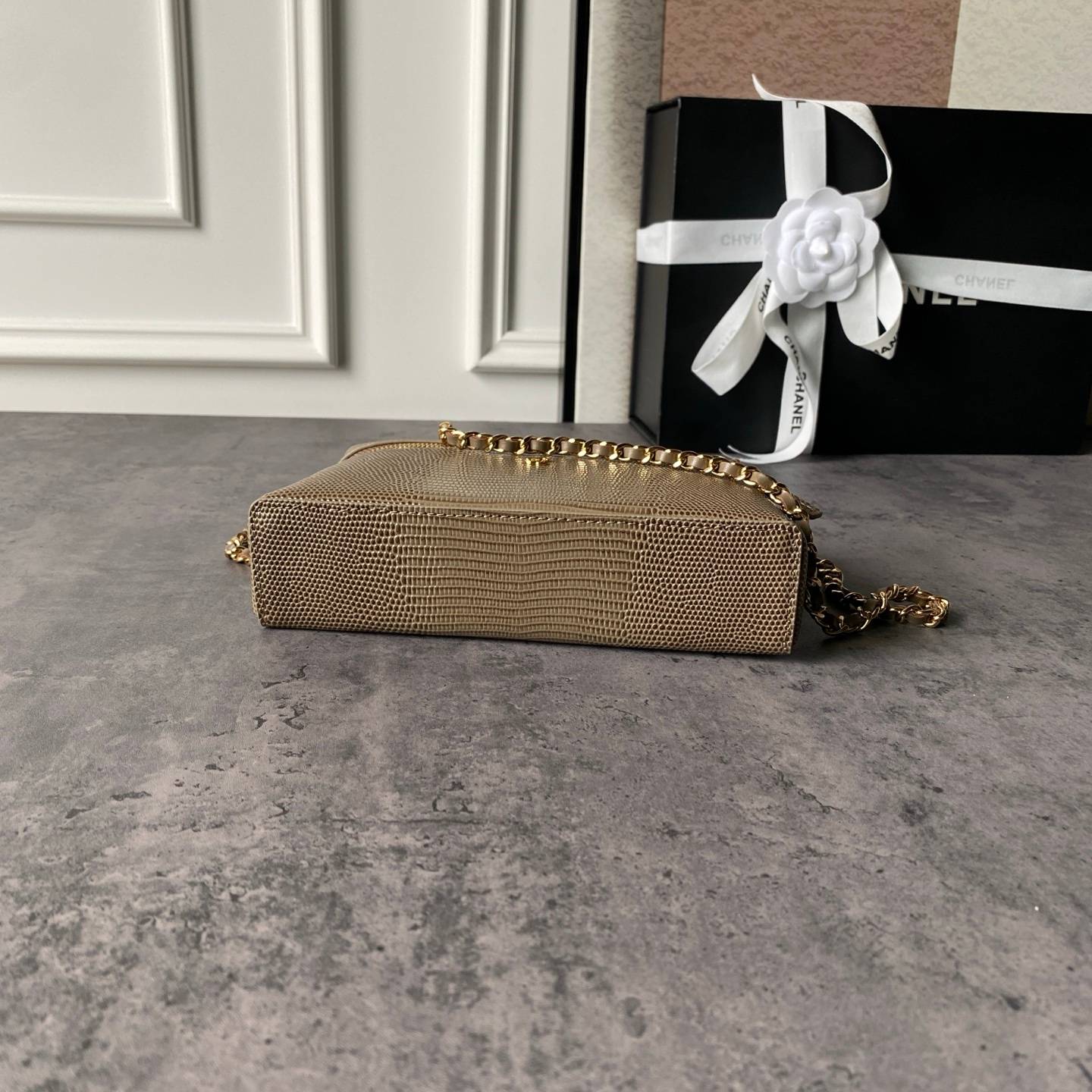 シャネル CHANEL マトラッセ フラップバッグ キャビアスキン フラップバッグ ヴァニティ チェーンショルダー ブラ - 画像 15