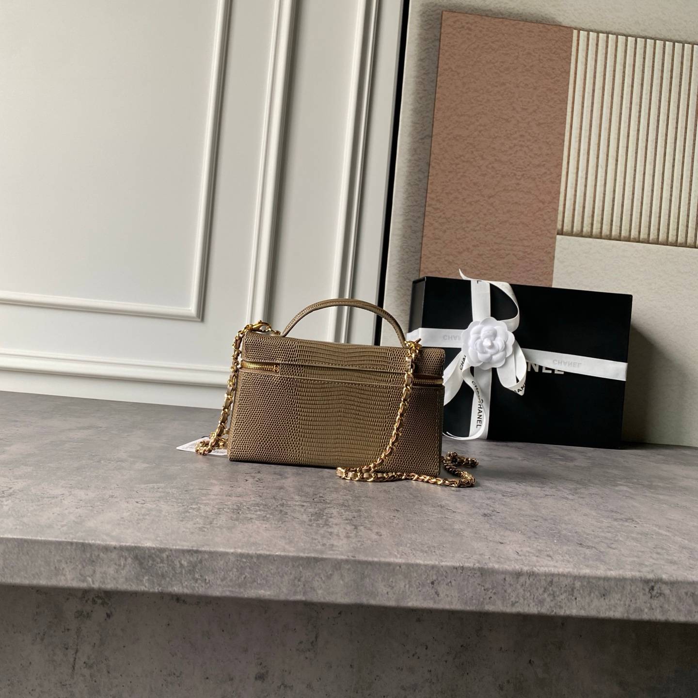 シャネル CHANEL マトラッセ フラップバッグ キャビアスキン フラップバッグ ヴァニティ チェーンショルダー ブラ - 画像 18