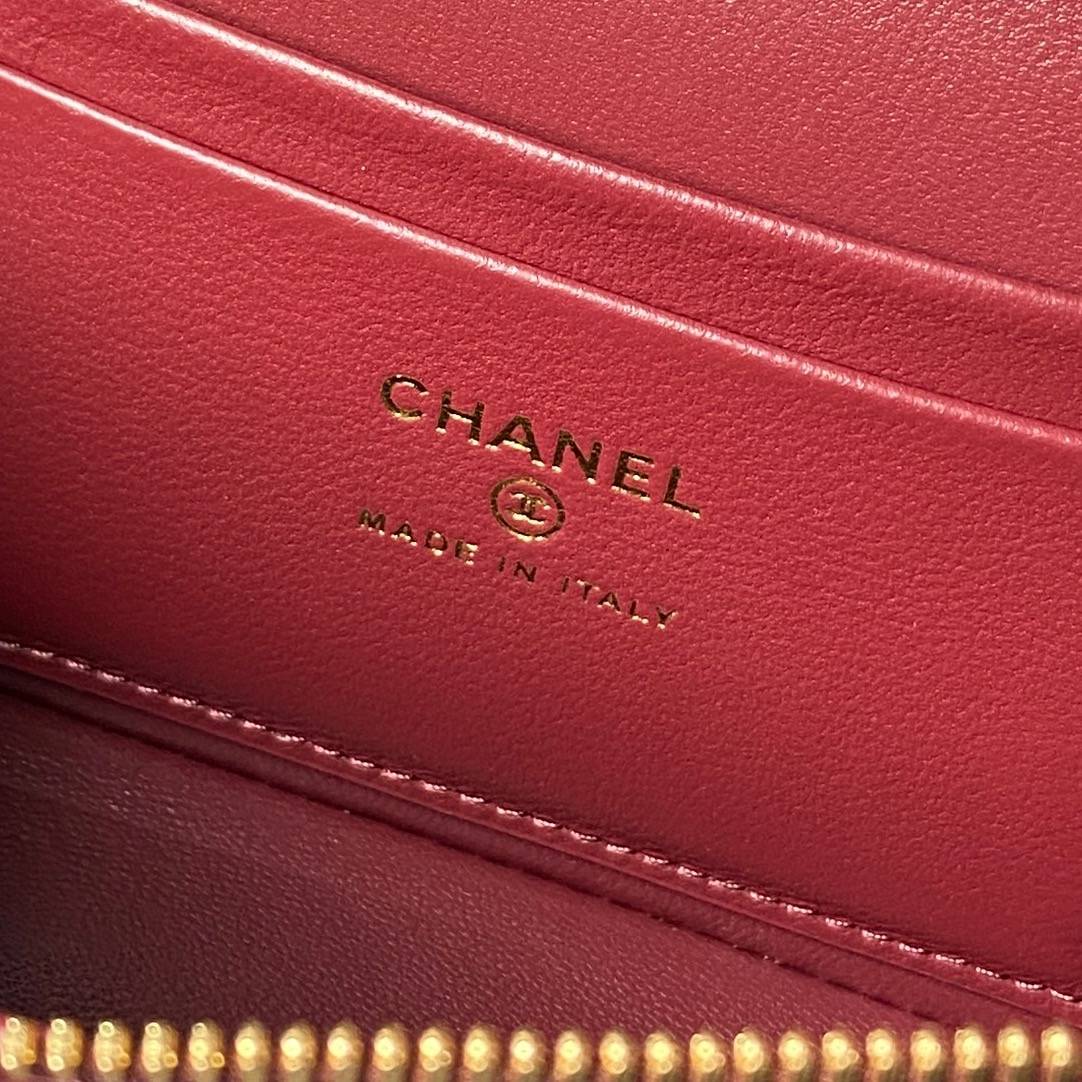 シャネル CHANEL マトラッセ フラップバッグ キャビアスキン フラップバッグ ヴァニティ チェーンショルダー ブラ - 画像 20