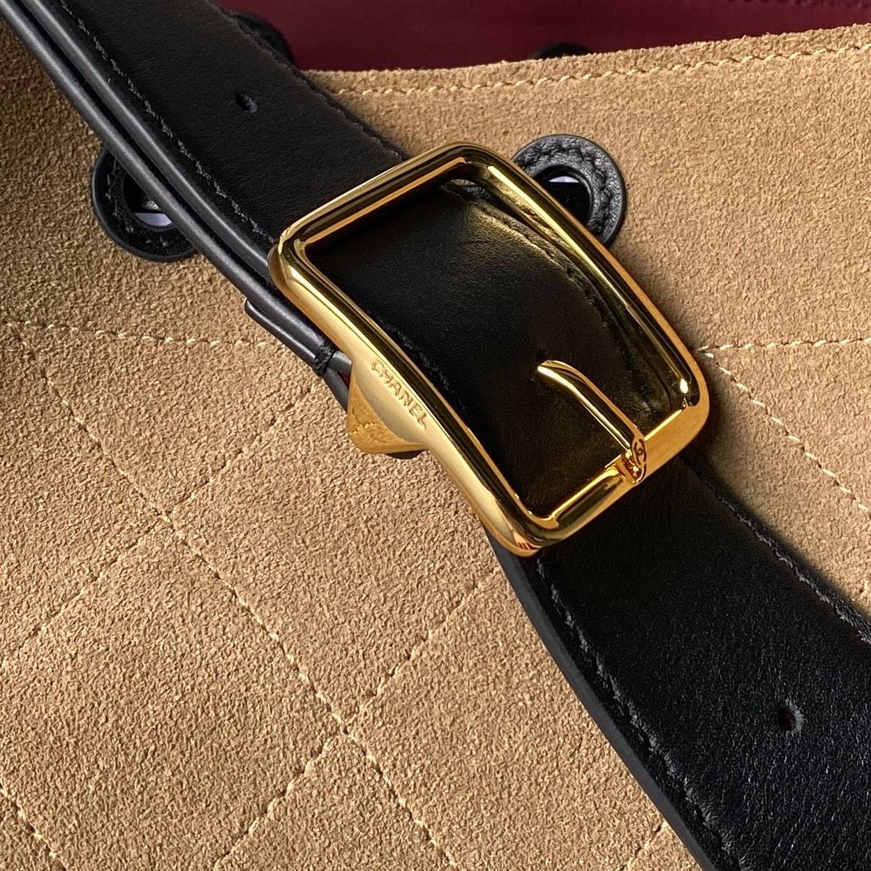 シャネル CHANEL マトラッセ チェーンショルダーバッグ キャビアスキン ブラック ゴールド金具 レディース - 画像 7