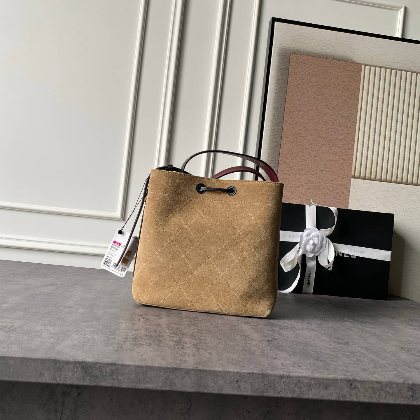 シャネル CHANEL マトラッセ チェーンショルダーバッグ キャビアスキン ブラック ゴールド金具 レディース - 画像 9
