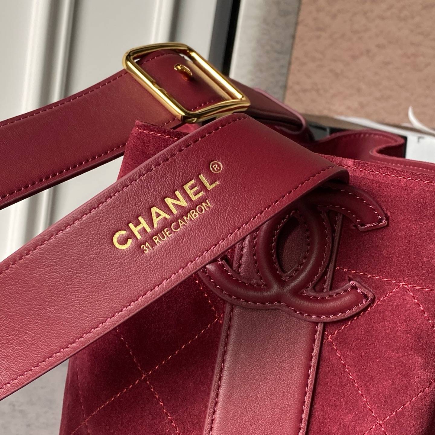 シャネル CHANEL マトラッセ チェーンショルダーバッグ キャビアスキン ブラック ゴールド金具 レディース - 画像 15