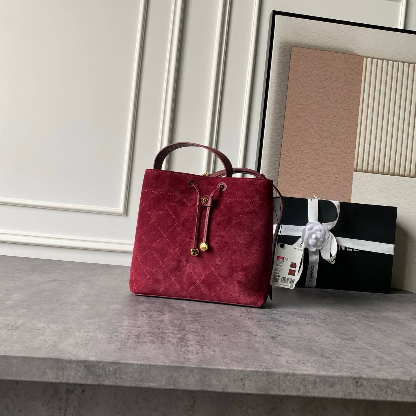 シャネル CHANEL マトラッセ チェーンショルダーバッグ キャビアスキン ブラック ゴールド金具 レディース - 画像 19