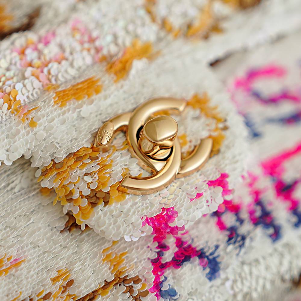 シャネル CHANEL マトラッセ チェーンショルダーバッグ キャビアスキン ブラック プッシュロック ゴールド金具 レ - 画像 3