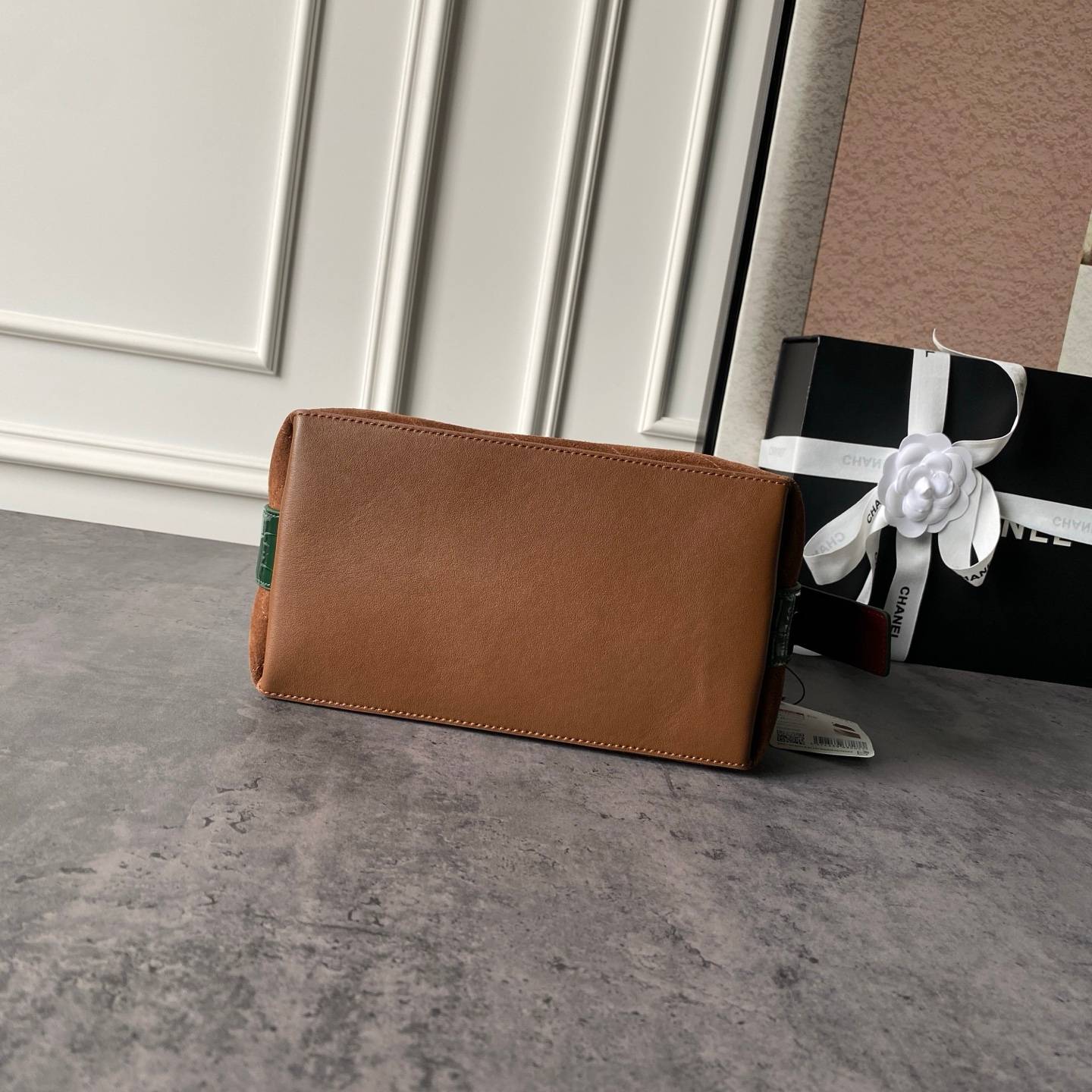 シャネル CHANEL AS6584 マトラッセ チェーンショルダーバッグ キャビアスキン ゴールド金具 レザー編み込み - 画像 4
