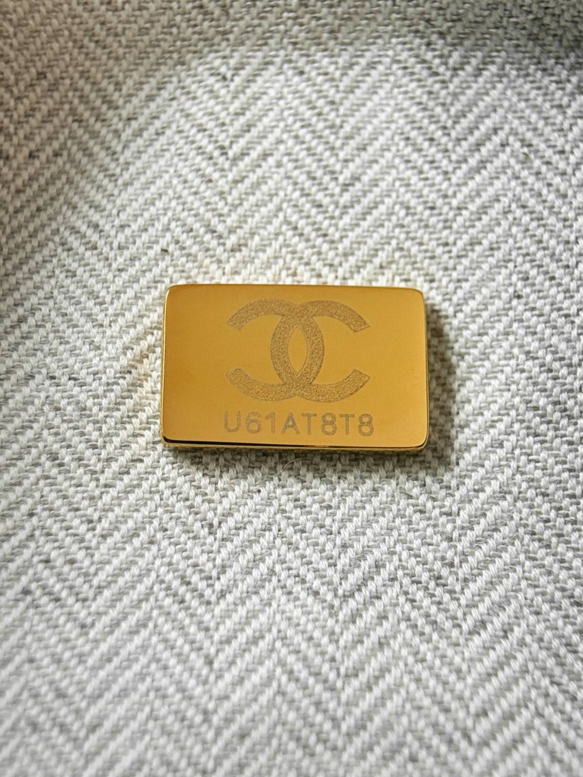 シャネル AS6570 マトラッセ リッチレザー ハンドバッグ ブラック ホワイト ゴールド金具 レディース - 画像 2