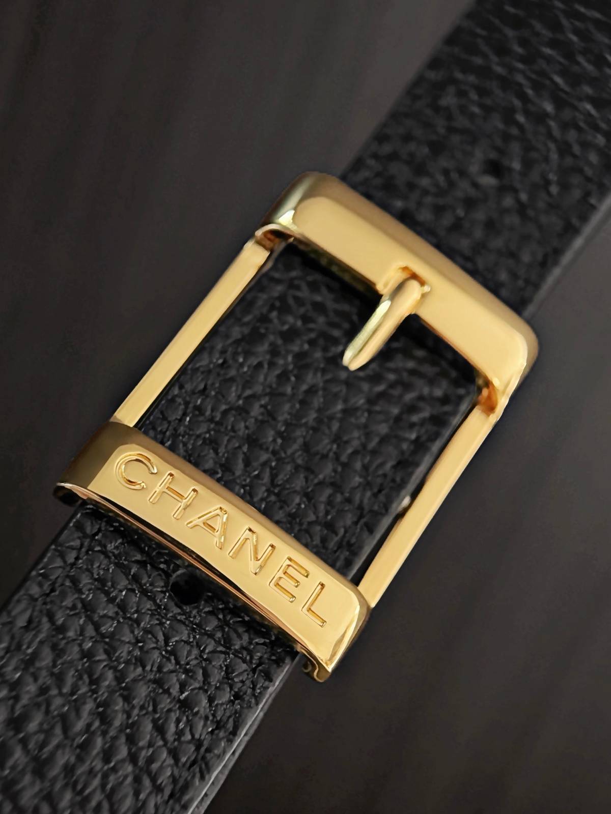シャネル AS6570 マトラッセ リッチレザー ハンドバッグ ブラック ホワイト ゴールド金具 レディース - 画像 6