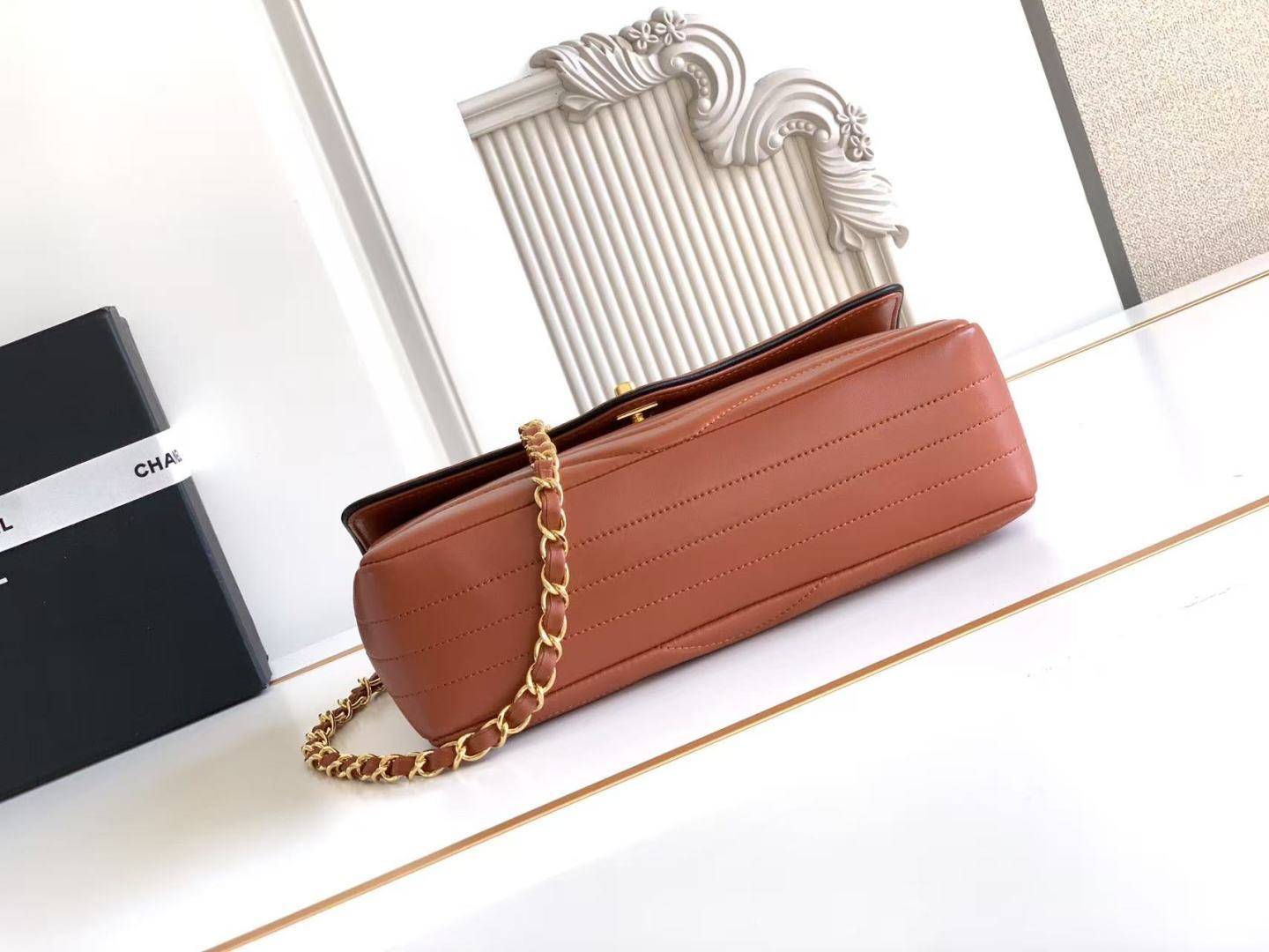 シャネル CHANEL マトラッセ チェーンショルダーバッグ キャビアスキン ゴールド金具 レディース ブラック - 画像 7