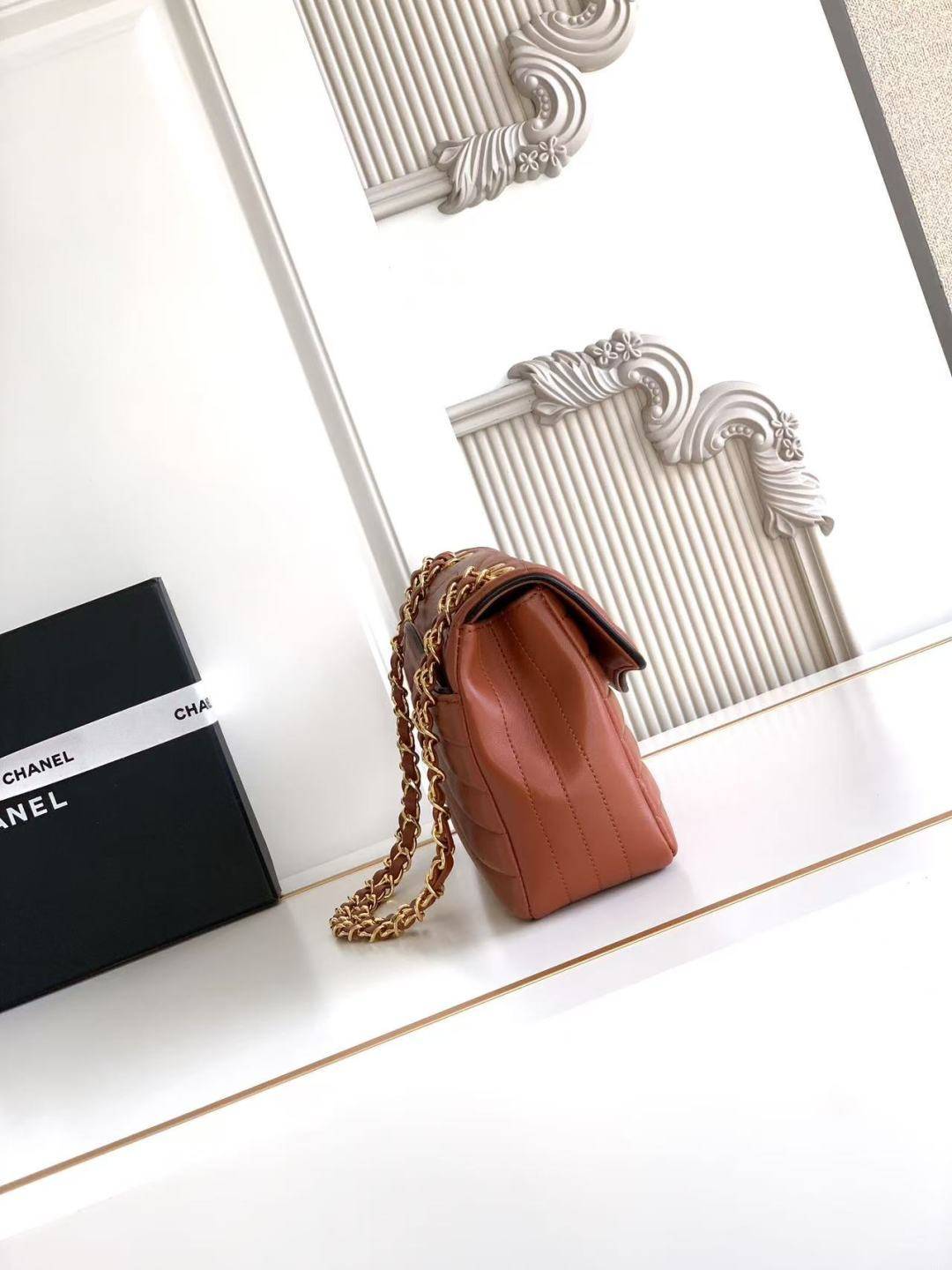 シャネル CHANEL マトラッセ チェーンショルダーバッグ キャビアスキン ゴールド金具 レディース ブラック - 画像 8