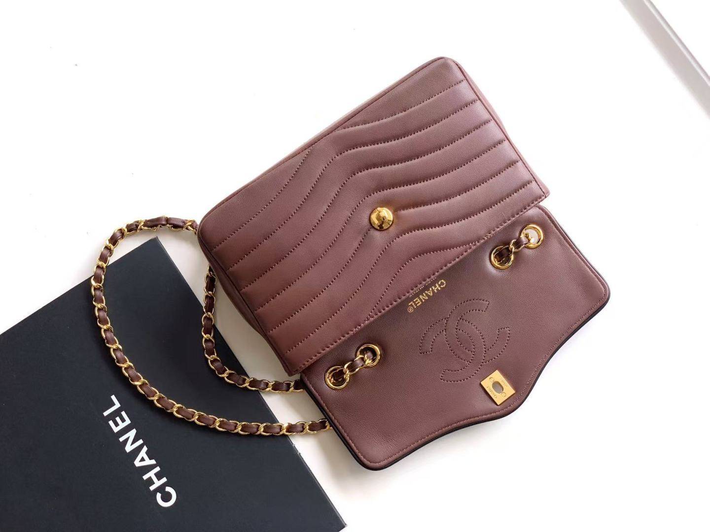 シャネル CHANEL マトラッセ チェーンショルダーバッグ キャビアスキン ゴールド金具 レディース ブラック - 画像 16