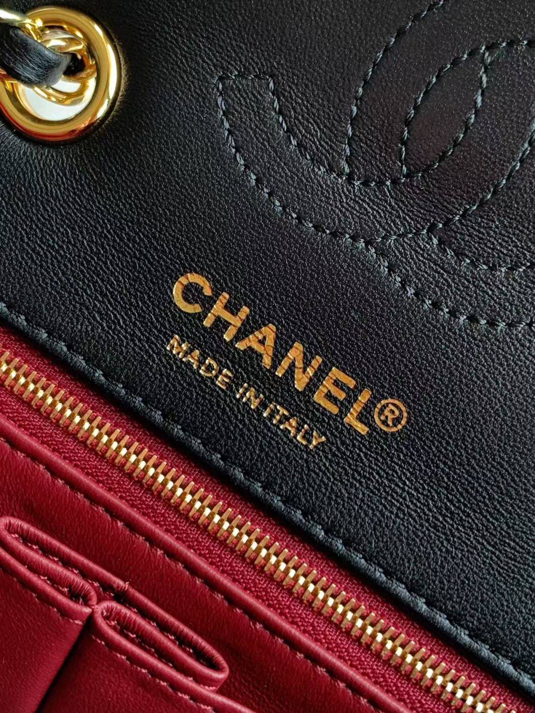 シャネル CHANEL マトラッセ キャビアスキン チェーンショルダーバッグ ブラック ゴールド金具 レディース - 画像 2